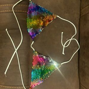 Sequin bikini top offers welcomed!